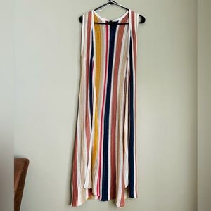 Colorful Open Vest/Duster